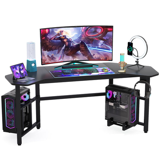 Wing-Shaped Gaming Desk