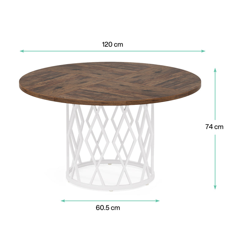 Round dining table