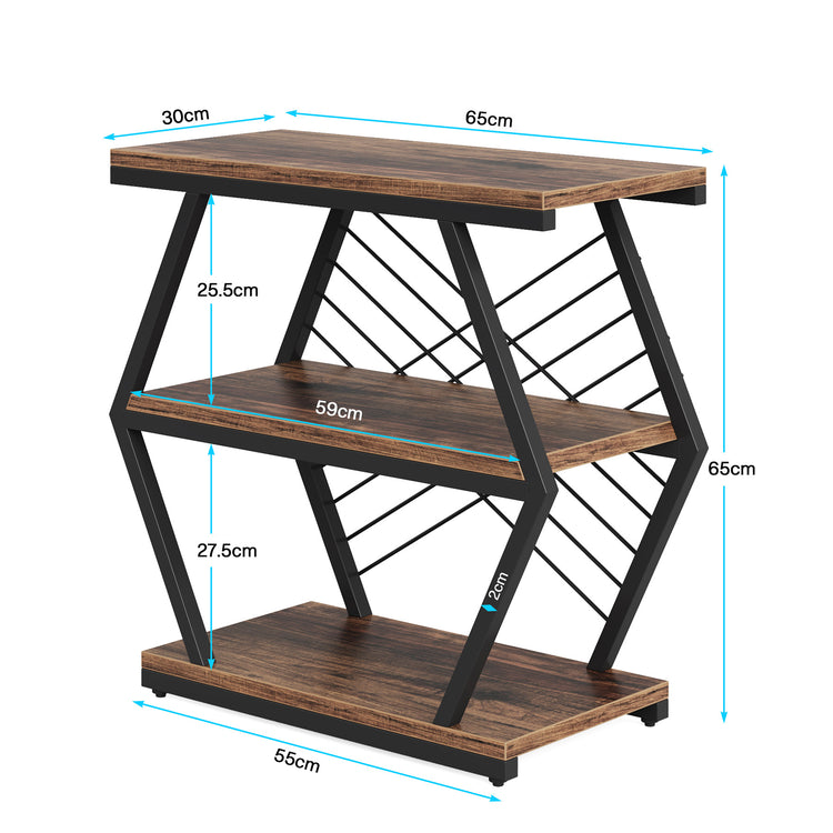 Industrial End Table