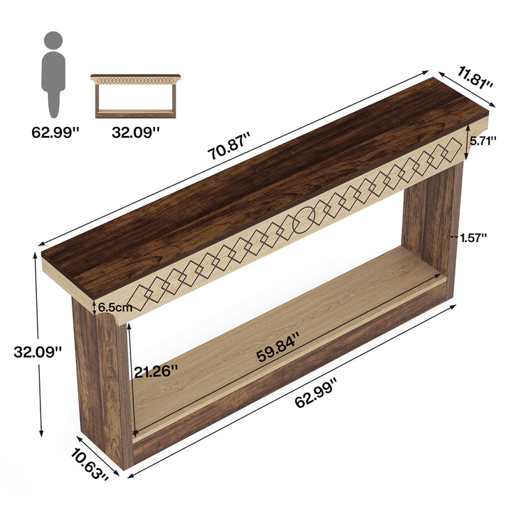 Narrow Sofa Accent Table Hallway Table