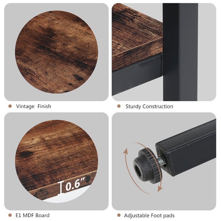 Freestanding Closet Organizer, Heavy Duty Clothes Shelf Tribesigns