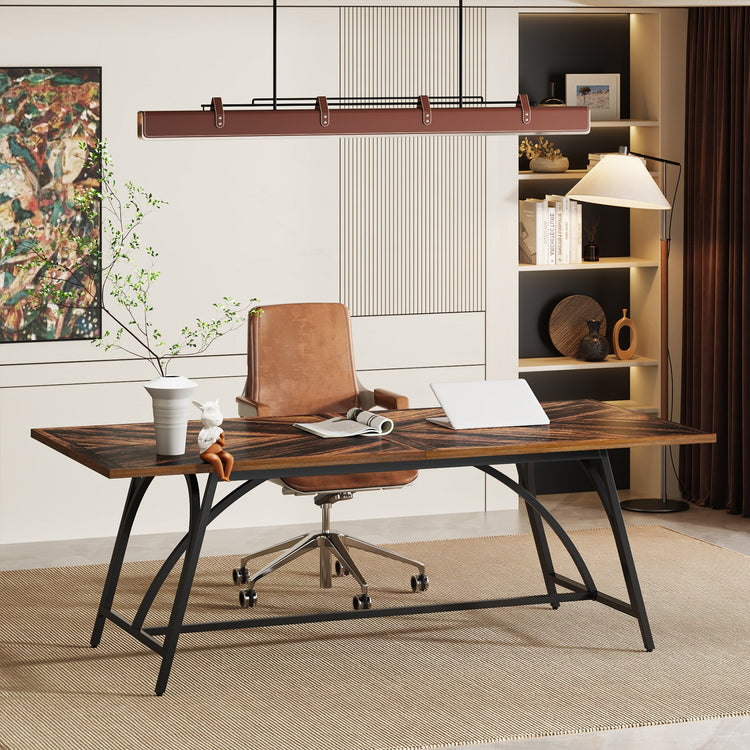 70.86" Executive Desk, 6FT Conference Meeting Table for 6-8 People Tribesigns