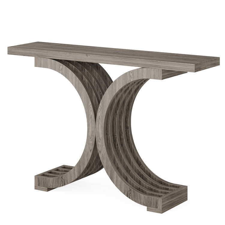 39" Console Table, Modern Faux Marble Entryway Sofa Table Tribesigns