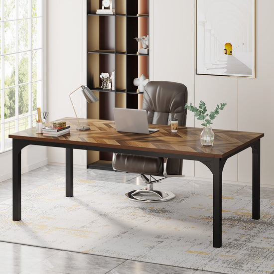 Tribesigns Executive Desk, 70.9" Simple Computer Desk Conference Table Tribesigns