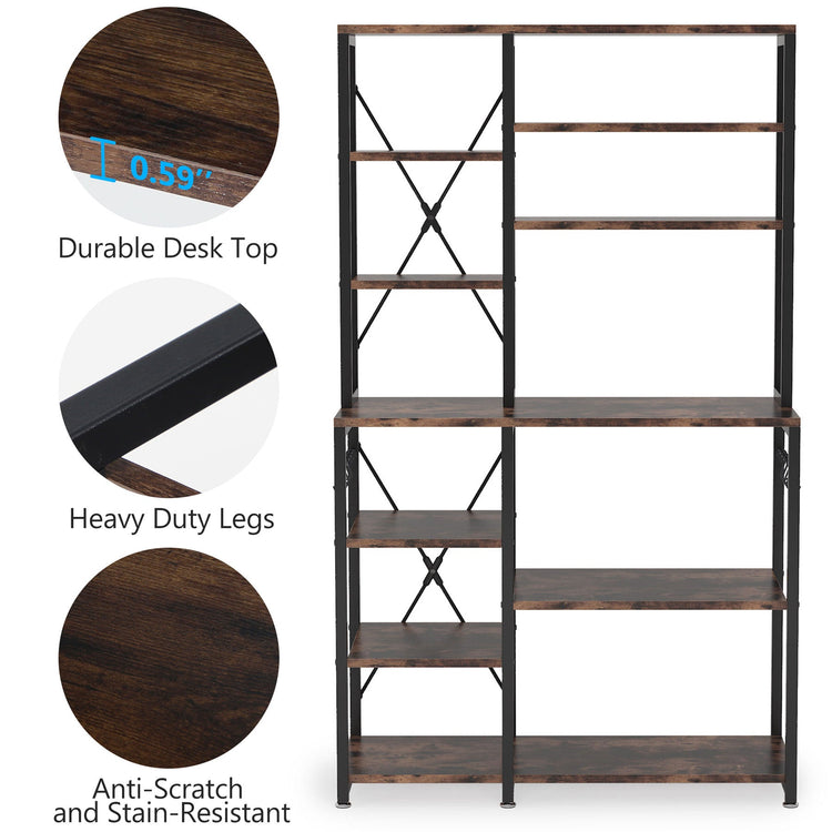 Kitchen Baker's Rack, 10-Tier Kitchen Utility Storage Shelf Tribesigns