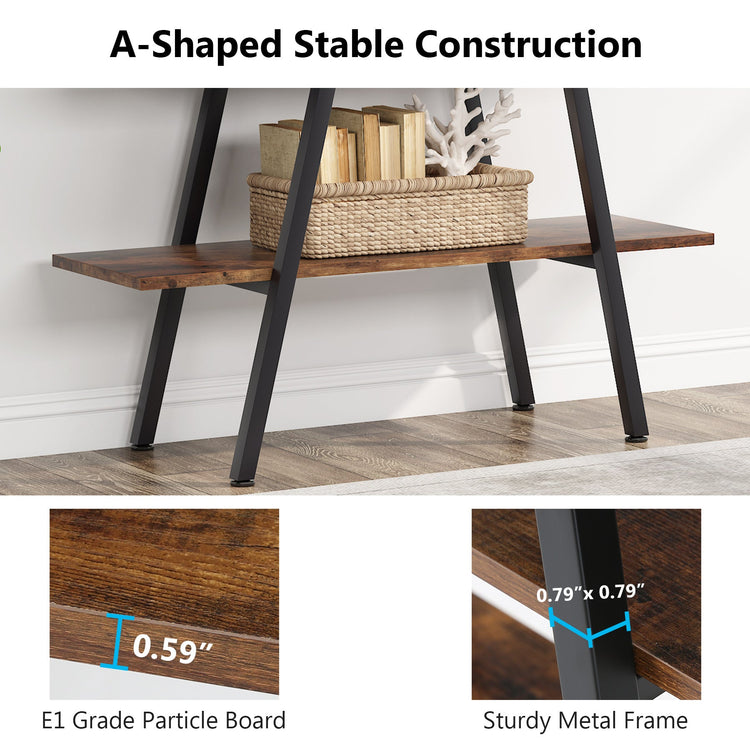 Tribesigns Tribesigns Bookshelf, A-Shaped Bookcase 4-Tier Ladder Display Shelves