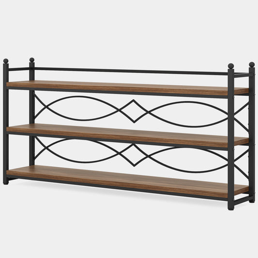 70.9" Console Table, 3-Tier Sofa Table Behind Couch Entryway Table Tribesigns