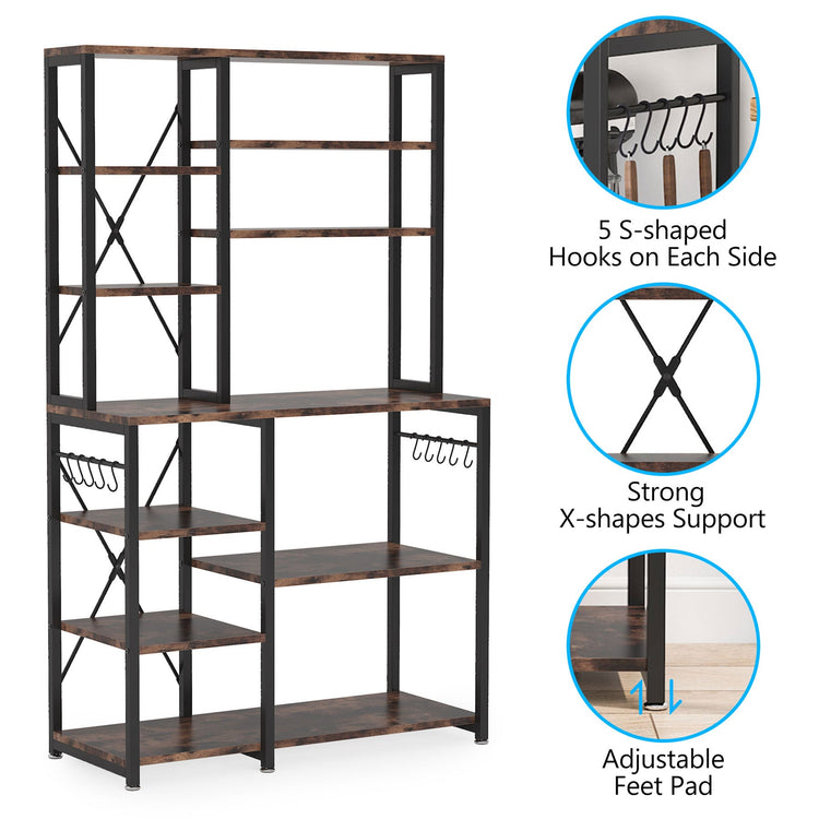Kitchen Baker's Rack, 10-Tier Kitchen Utility Storage Shelf Tribesigns