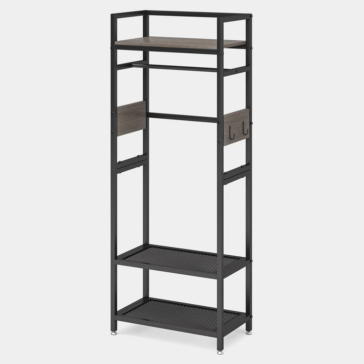 Tribesigns Freestanding Closet Organizer, Entryway Coat Garments Rack Tribesigns