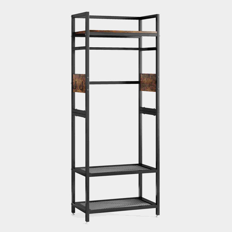 Tribesigns Freestanding Closet Organizer, Entryway Coat Garments Rack Tribesigns