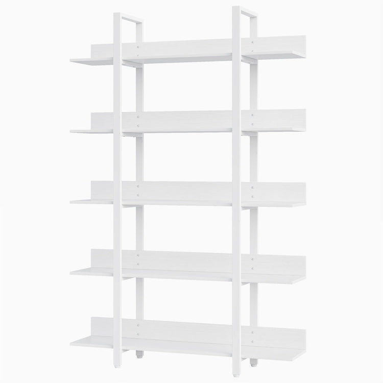 Tribesigns 5-Tier Bookshelf, Industrial 5-Shelf Etagere Bookcase Tribesigns
