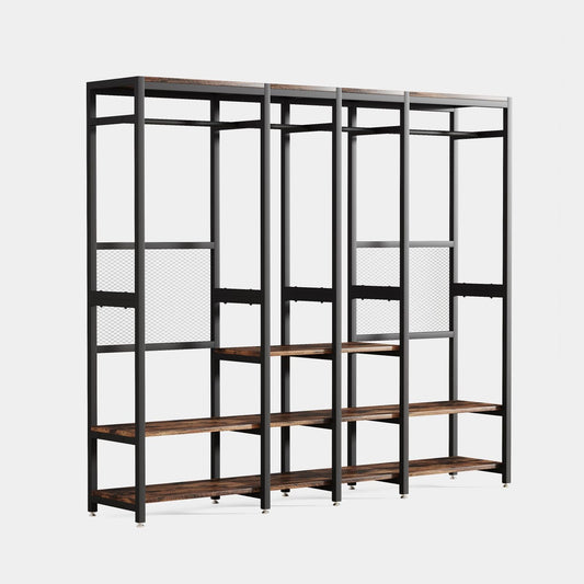 Freestanding Closet Organizer, Heavy Duty Clothes Closet Tribesigns