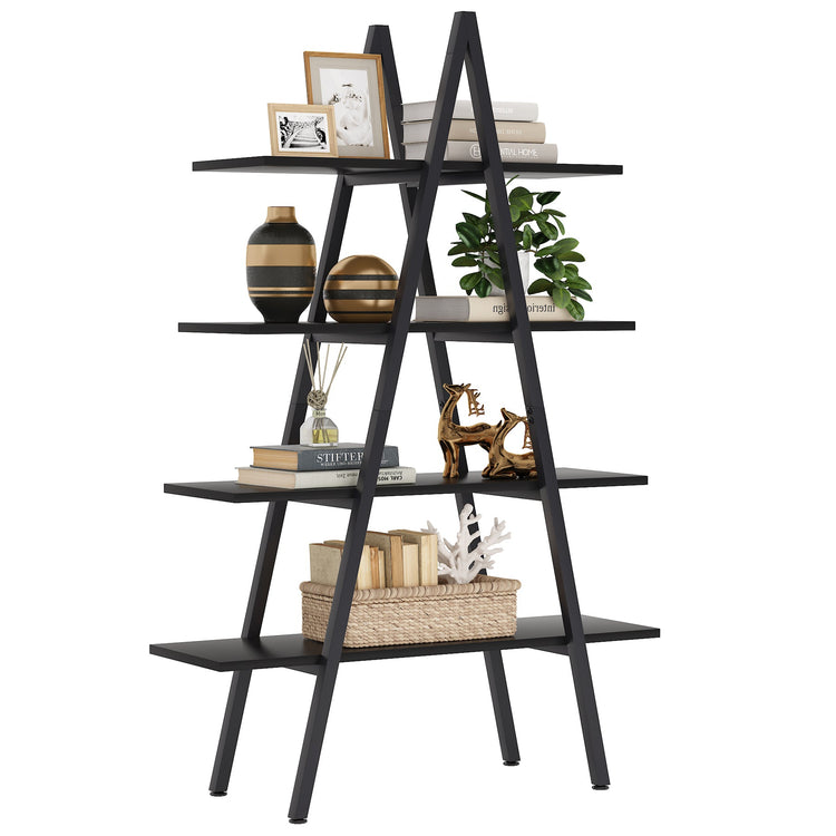 Tribesigns Tribesigns Bookshelf, A-Shaped Bookcase 4-Tier Ladder Display Shelves
