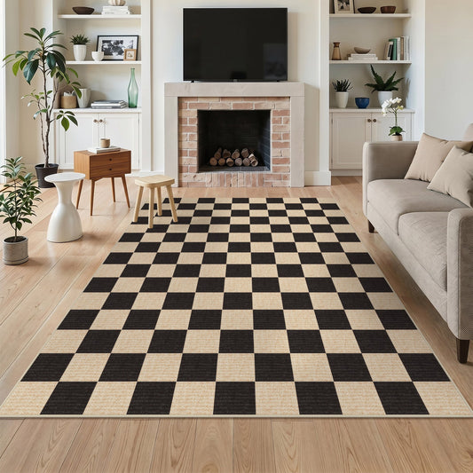 5x7/8x10 Large Geometric Area Rugs, Soft Washable Rug for Bedroom Non-Slip