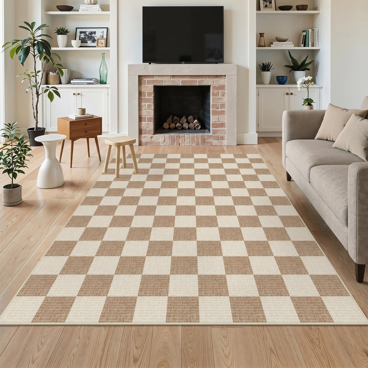 5x7/8x10 Large Geometric Area Rugs, Soft Washable Rug for Bedroom Non-Slip
