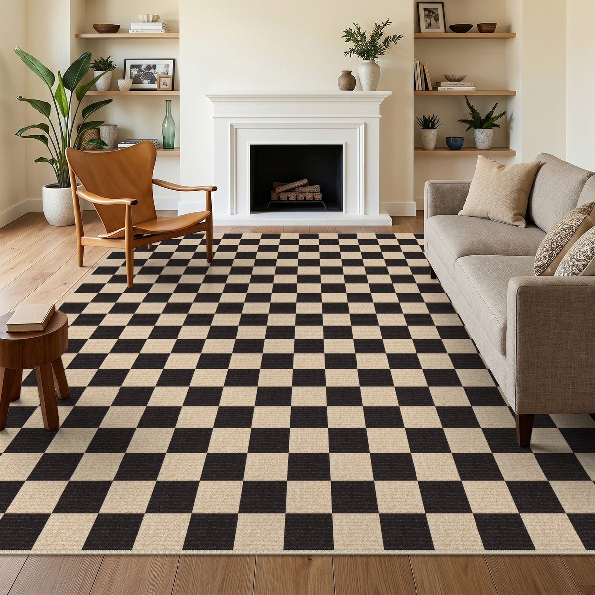 5x7/8x10 Large Geometric Area Rugs, Soft Washable Rug for Bedroom Non-Slip