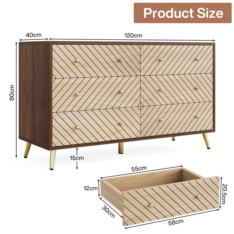 Wood Storage Cabinet Dresser