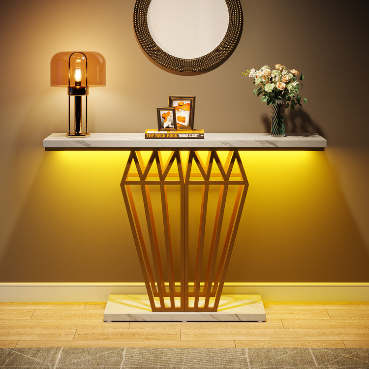 LED Modern Entryway Foyer Table