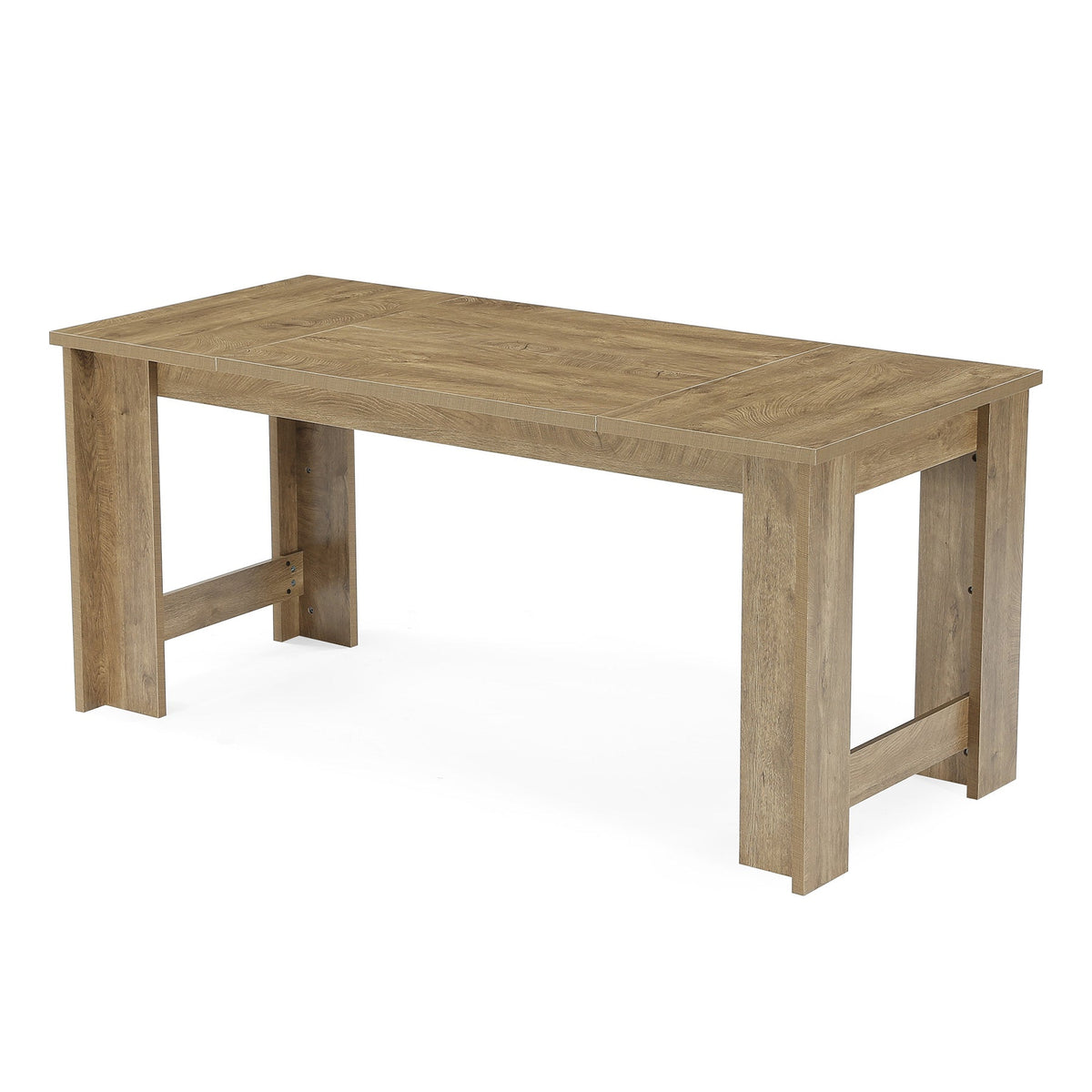 70.8" Long Executive Desk, Rectangular Office Computer Desk with Sturdy Panel Legs