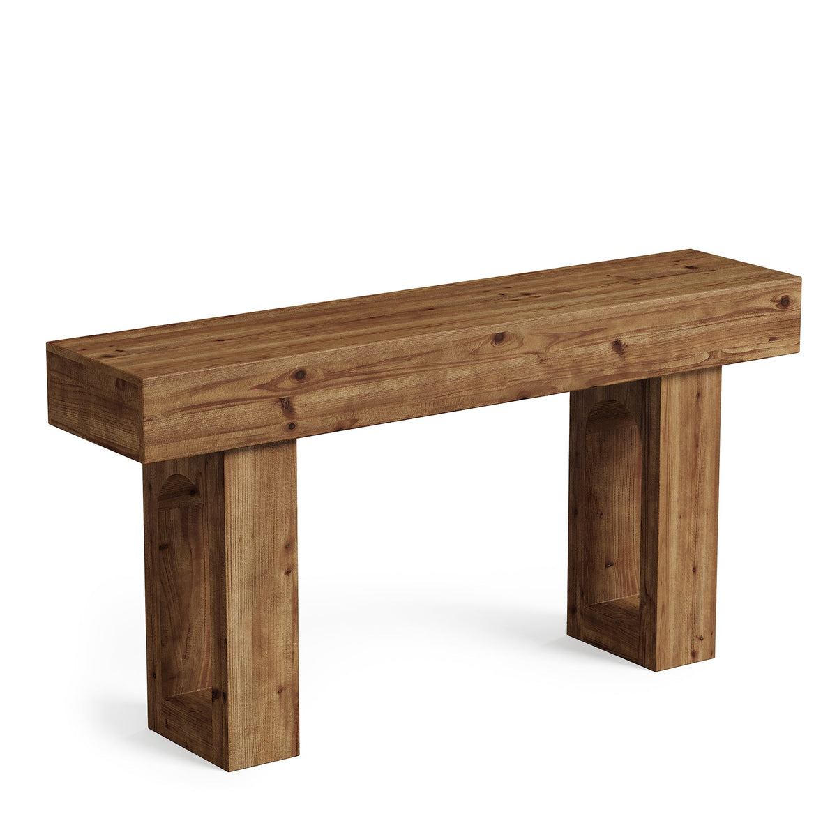 Solid Wood Console Table, 63" Farmhouse Entryway Sofa Table Behind Couch