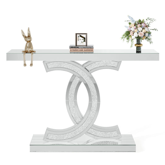 Modern Mirrored Sofa Table