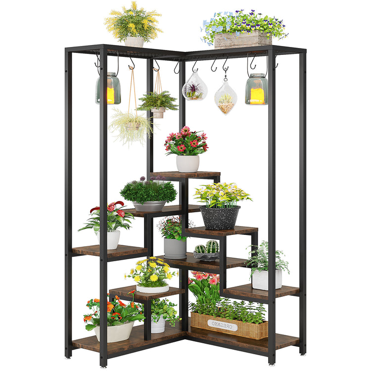 70.9" Corner Flower Shelf