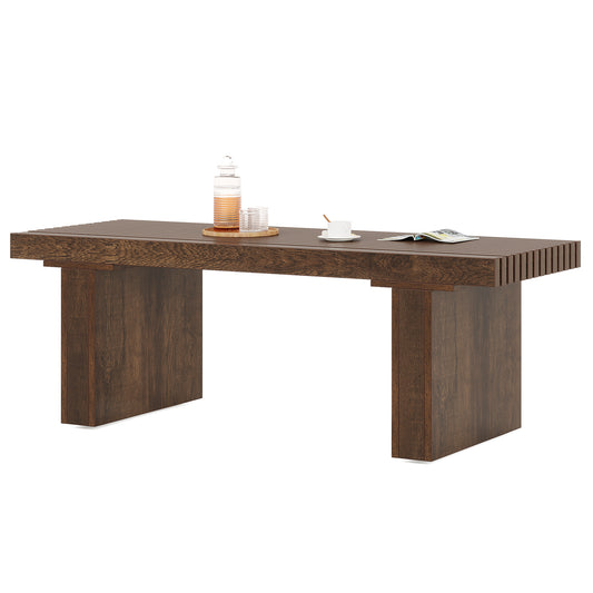 Wood Rectangle Center Table