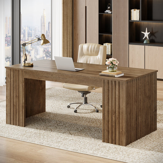 63" Executive Desk, Modern Office Computer Desk Study Table