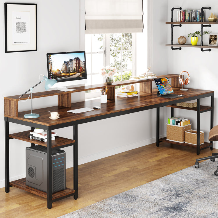 Computer Desk With Monitor Stand