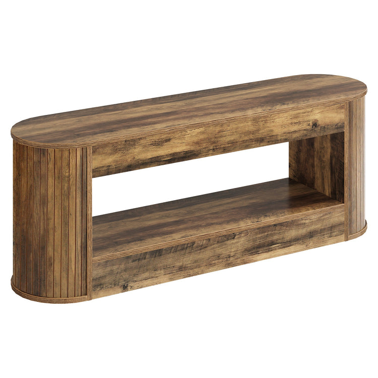 63" TV Stand with Storage, Entertainment Center Media for 55/60/65" TV