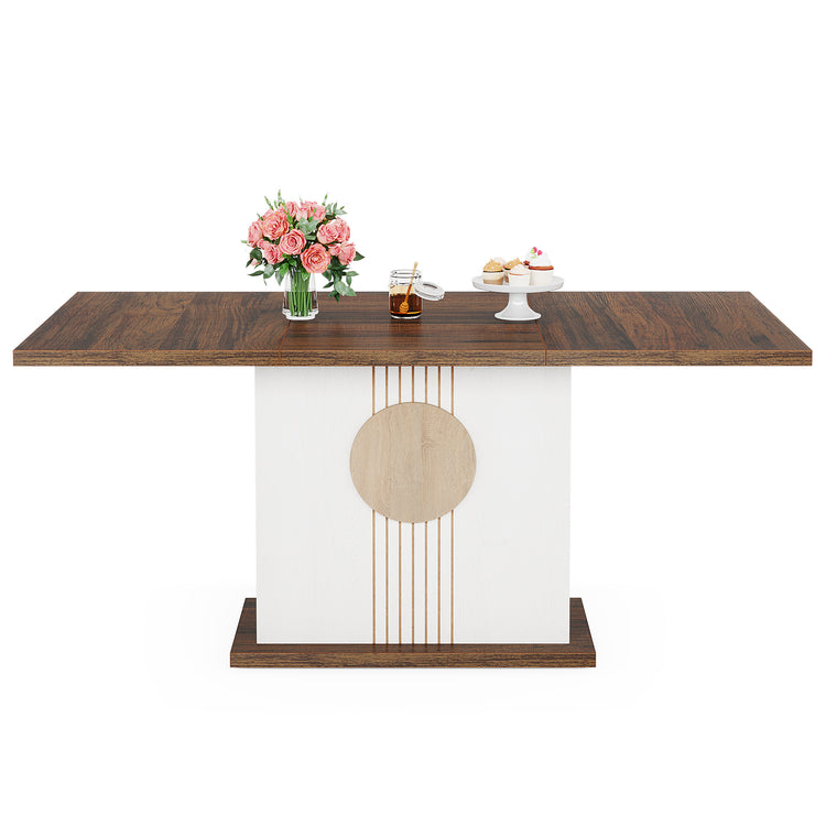 Farmhouse Wood Kitchen Table