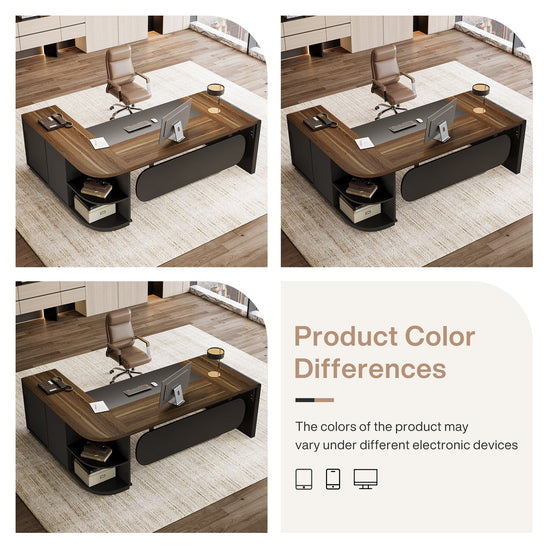 #Color_Light Walnut & Black