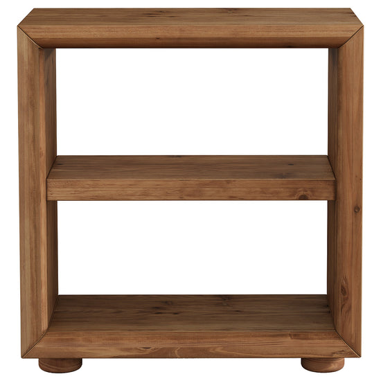 3-Tier End Table, Wood Side Table Nightstand with Storage Shelves
