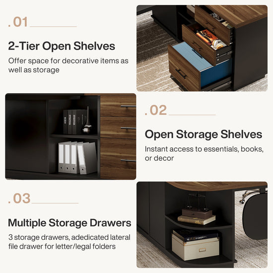 #Color_Light Walnut & Black