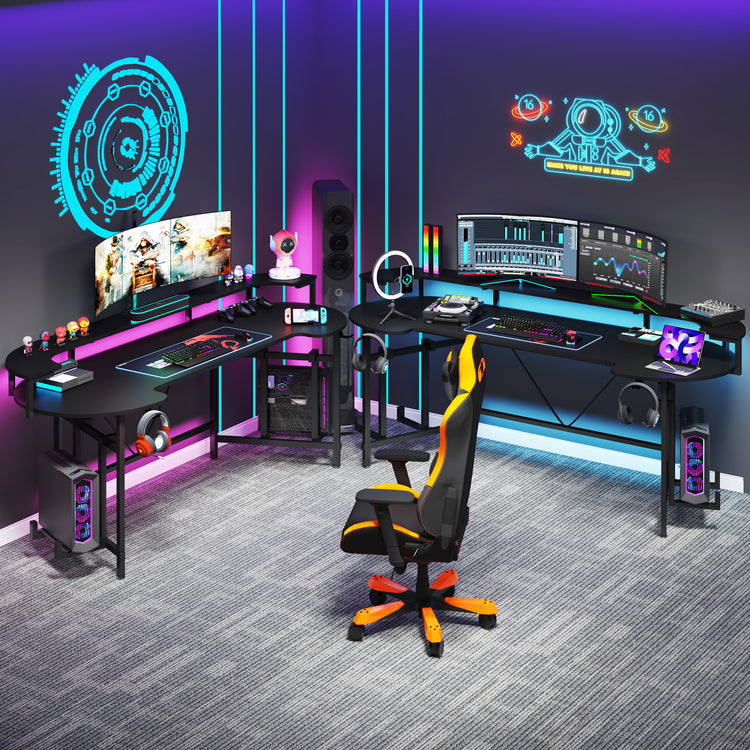LED Gaming Desk