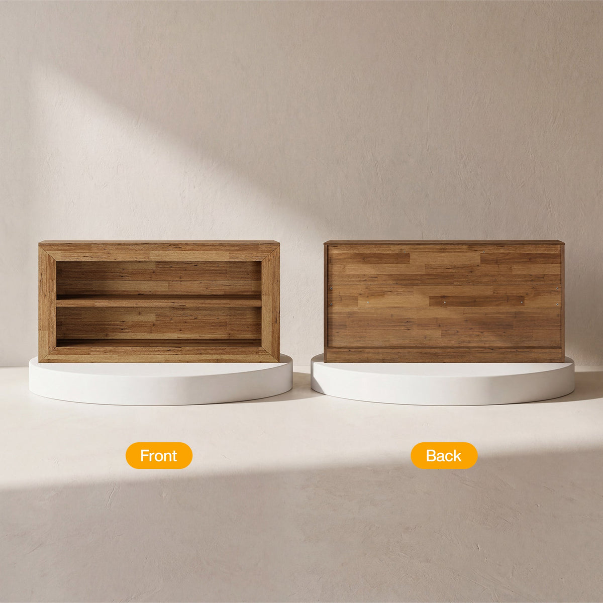 63-Inch Wooden Console Table, Narrow Entryway Table with 2-Tier Open Storage for Hallway
