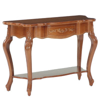 47.2" Console Table, Vintage Entryway Table with 2 Shelves
