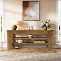 47.2" TV Stand, Entertainment Center with Open Storage for TVs up to 55"