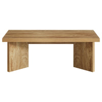 47" Coffee Tables, Rectangle Center Tea Coffee Table with Thicken Base
