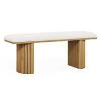 47" Entryway Bench, Wood Upholstered Shoe Bench End of Bed Bench