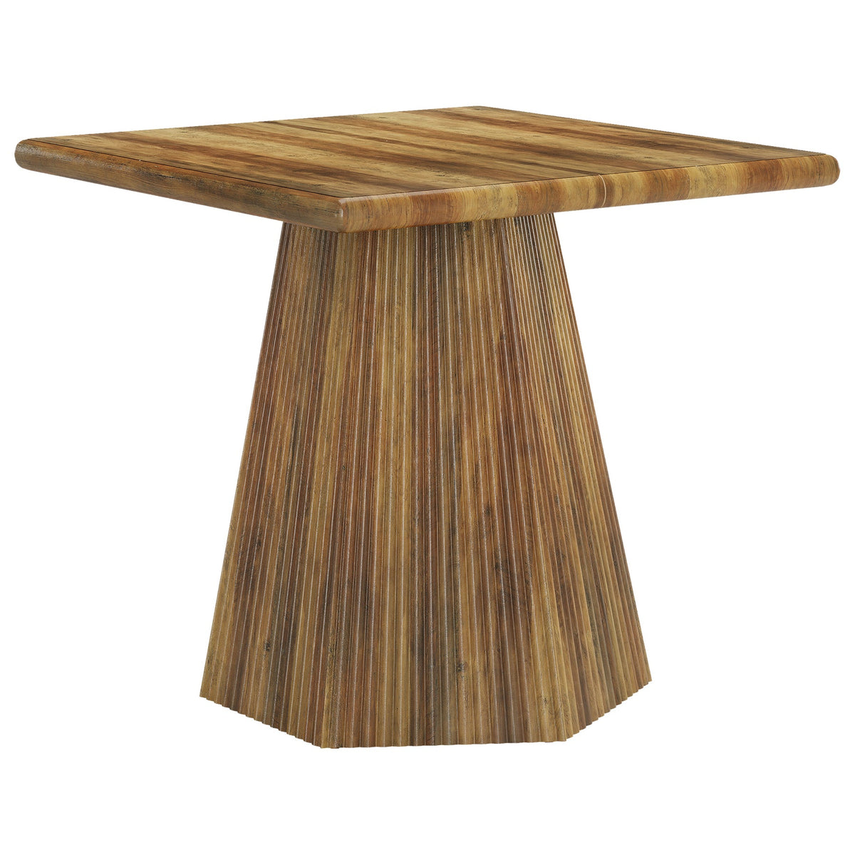 Square Dining Table for 4, 31.5" Kitchen Table with Sturdy Pedestal Base