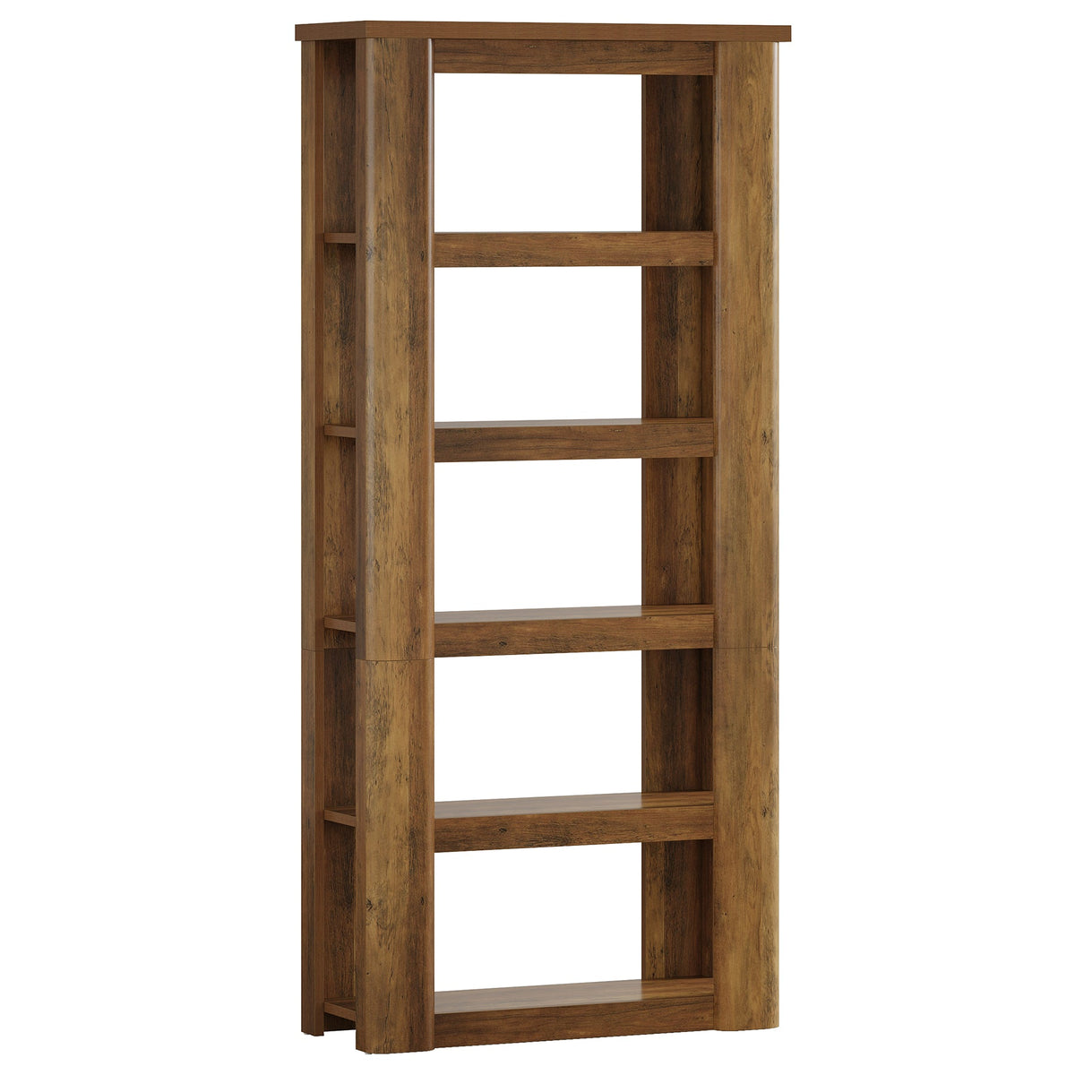 6-Tier Bookshelf, 71" Tall Bookcase Floor Standing Display Storage Shelves