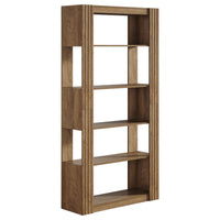 5-Tier Bookcase, 70.8" Bookshelf Floor Standing Display Storage Racks