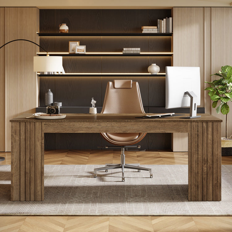 63" Executive Desk, Modern Office Computer Desk Study Table