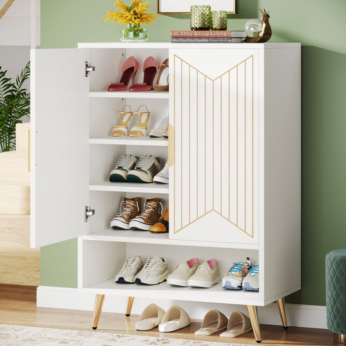 Wooden Shoe Cabinet
