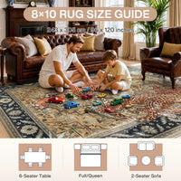 5x7/8x10 Tiger Leopard Print Area Rug#Color_Brown