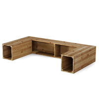 62.99" Console Table, Farmhouse Wood Sofa Entryway Table Indoor for Hallway