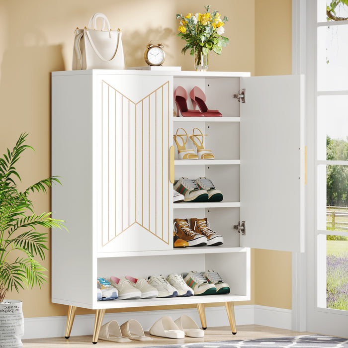 Wooden Shoe Cabinet