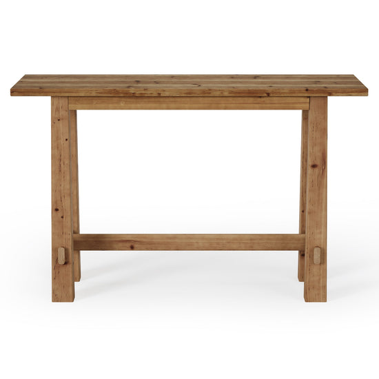 63" Bar Table, Wood Bar Height Pub Table Home Bar Unit