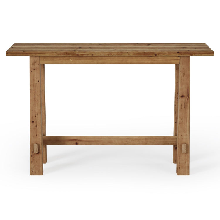 63" Bar Table, Wood Bar Height Pub Table Home Bar Unit